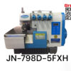 Fileteadora Mecatrónica Jhintex JN-798D-5FXH de 5 hilos para tejidos medianos y pesados, ideal para costuras industriales precisas y resistentes.