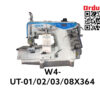 W4-UT-01/02/03/08X364 COLLARIN O RECUBRIDORA ELECTRONICA CORTA HILO 110V