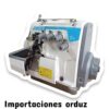 Fileteadora industrial Jack E3-4-M2-24 de 4 hilos con motor mecatrónico Direct Drive, ideal para costura de ropa elástica y prendas deportivas.