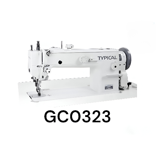 La Typical GC0323 es una máquina de coser industrial plana con doble transporte (arrastre + pie caminante). Asegura avance parejo, puntada consistente y mejor control en cuero, vinilo, lona y textiles técnicos. Su gancho grande admite más hilo por bobina, reduciendo paradas y aumentando la productividad.