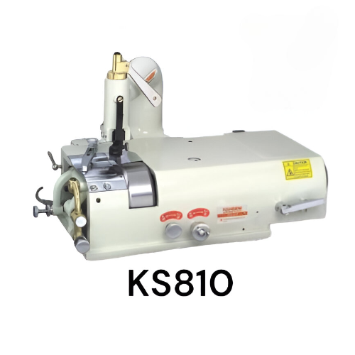 Desbastadora de cuero KANSEW KS810, máquina profesional para rebajar, biselar y adelgazar piel en talleres de marroquinería, talabartería y zapatería, con control de espesor y acabados uniformes.
