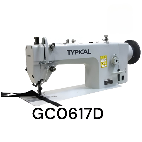 La Typical GC0617D es una máquina plana de una aguja con triple transporte. Gracias a su diseño mecatrónico, une motor servo silencioso, posicionador de aguja y panel digital en un solo equipo. Como resultado, ofrece más control, menos ruido y un consumo de energía menor. Además, su estructura robusta mantiene la costura estable incluso durante jornadas largas.