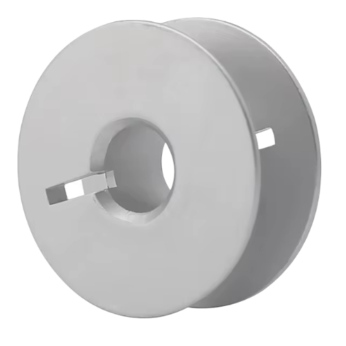 Carretel en aluminio 55623A para máquina de coser plana, tipo L, venta por unidad
