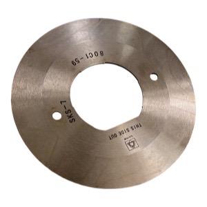 Cuchilla circular Eastman 80C1-59-4AQX para cortadora textil industrial, repuesto original de acero para corte preciso de telas