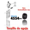 4554QX M3X3 TORNILLO DE AGUJA ALLEN  ROJO FILETEADORA MAQUINA DE COSER
