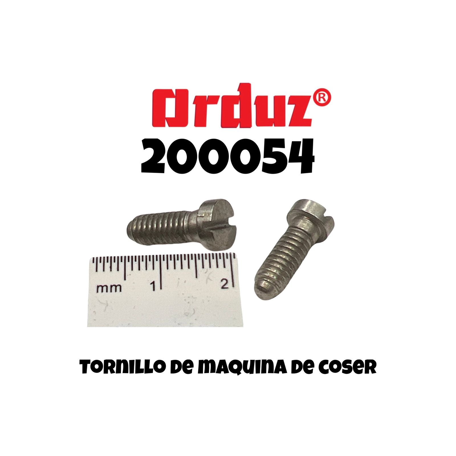 200054 TORNILLO DE MAQUINA DE COSER