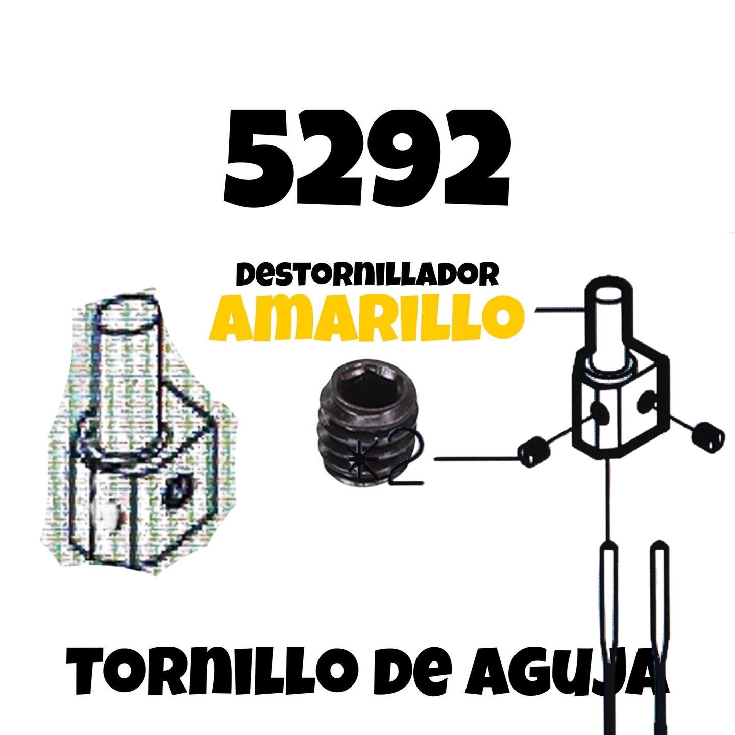 5292 SK216*2 TORNILLO LLAVE AMARILLA SIRUBA
