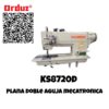 KS8720D PLANA DOBLE AGUJA MECATRONICA GANCHO GRANDE BARRA FIJA