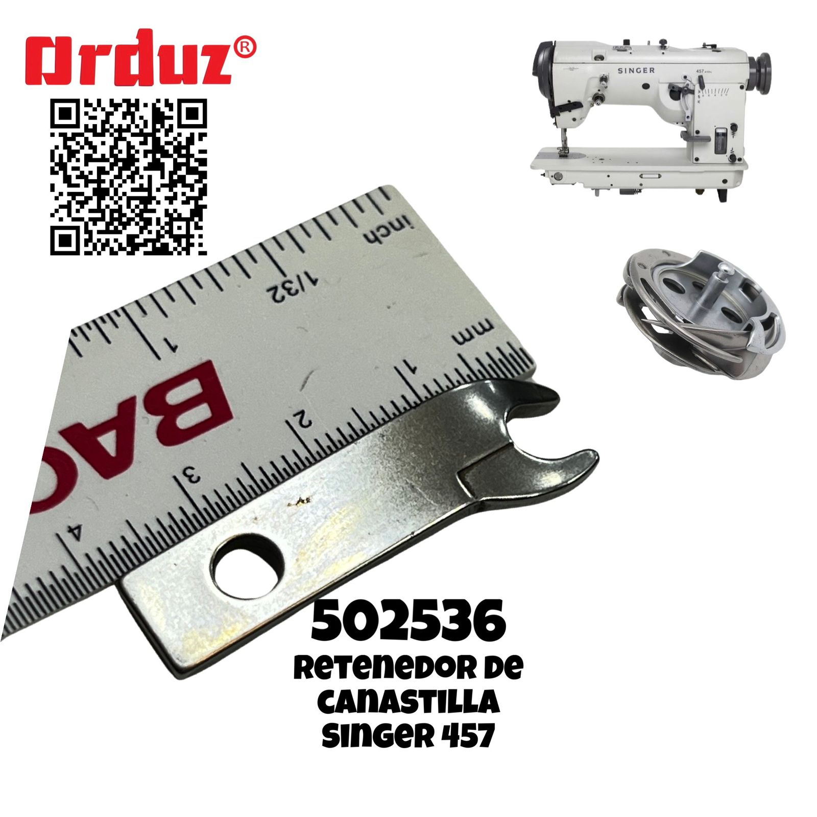 502536 RETENEDOR DE GANCHO SINGER 457