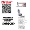PRENSATELA COMPENSADO DERECHO CR1/32E(21R)CR1/16E(211)CR3/32E(211-1/2)CR1/8E(212)CR5/32E(212-1/2)CR3/16E(213)CR1/4E(214)CR5/16E(215R)CR3/8E(216R)CR1/2E(218R)