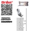 PRENSATELA COMPENSADO IZQUIERDO CL1/32E(22R)CL1/16E(221)CL3/32(211-1/2)CL1/8E(222)CL5/32E(222-1/2)CL3/16E(223)CL1/4E(224)CL5/16E(225L)CL3/8E(226L)CL1/2E(228L)