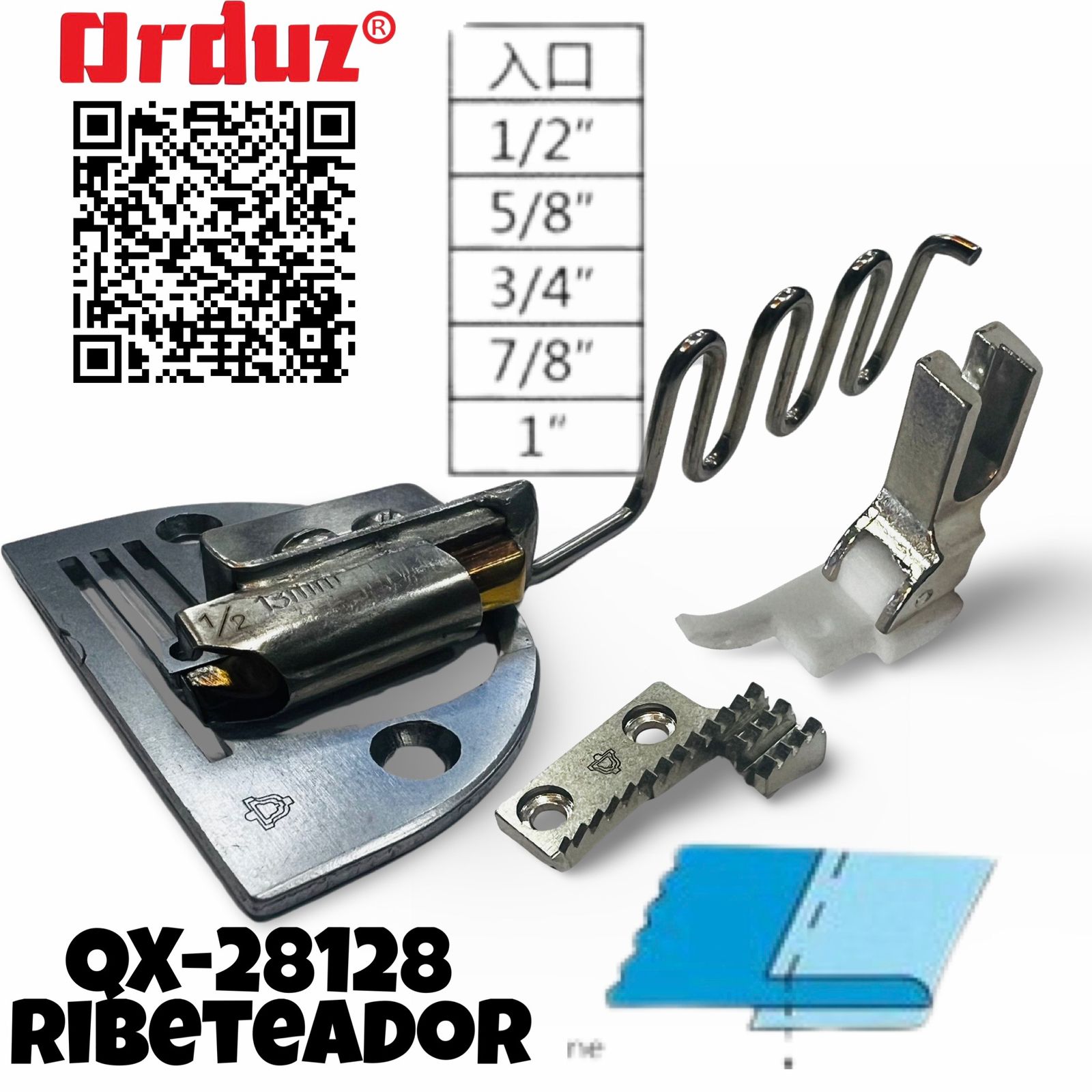 QX-28128 FOLDER GIUA RIBETE PLANA  RIBETEADOR