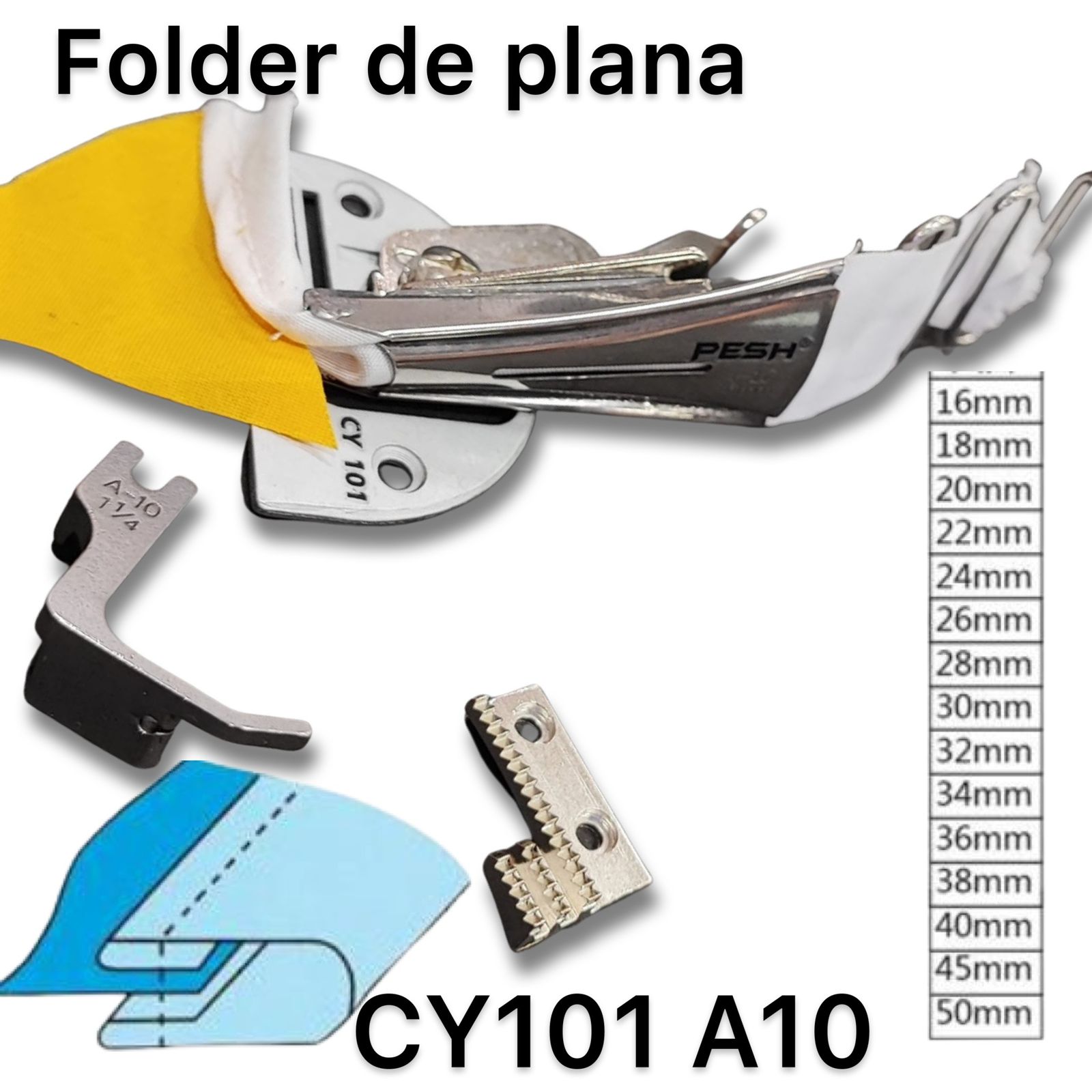 CY101 A10 FOLDER DE PLANA SESGADOR