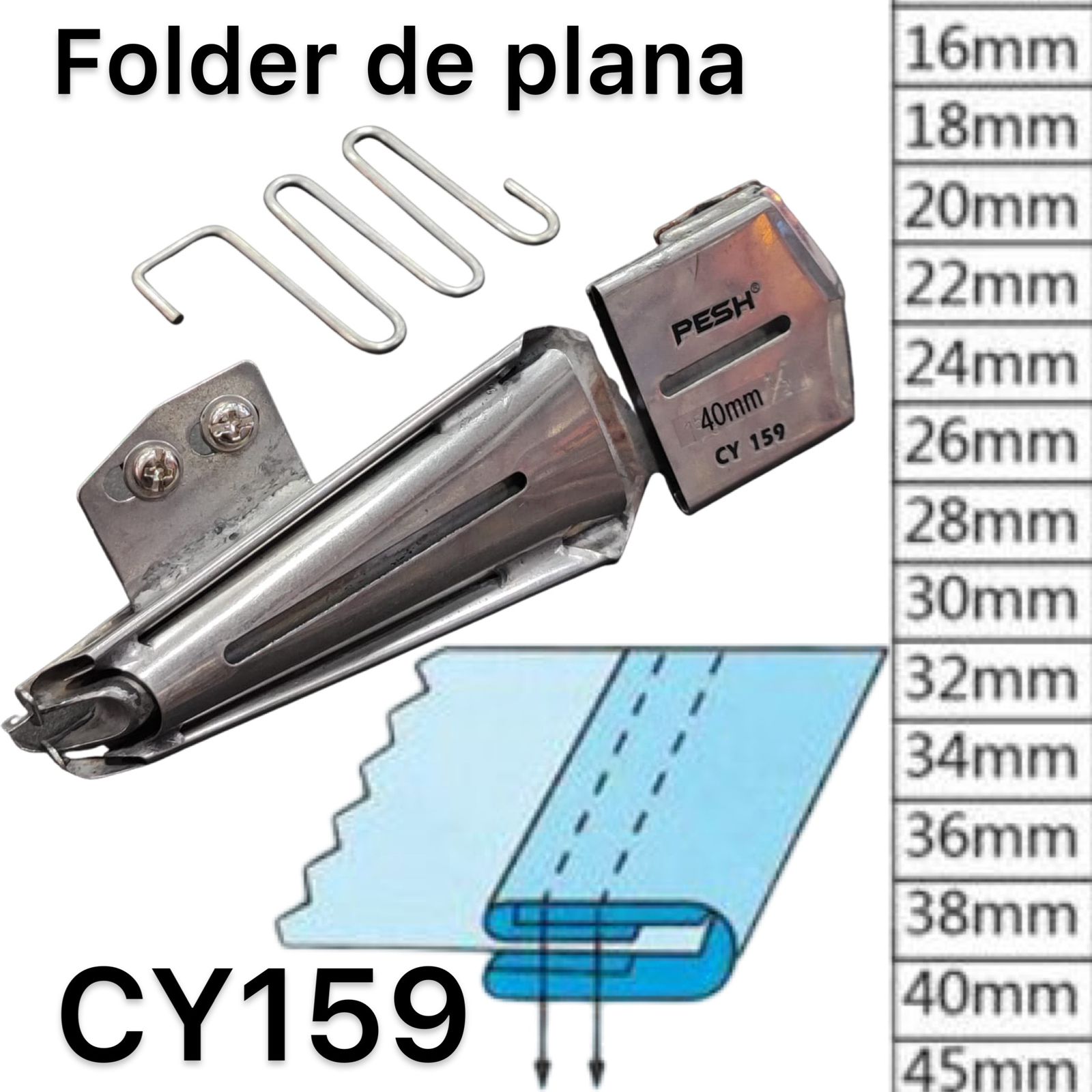CY159 FOLDER DOBLE DOBLES TIPO A SESGADOR