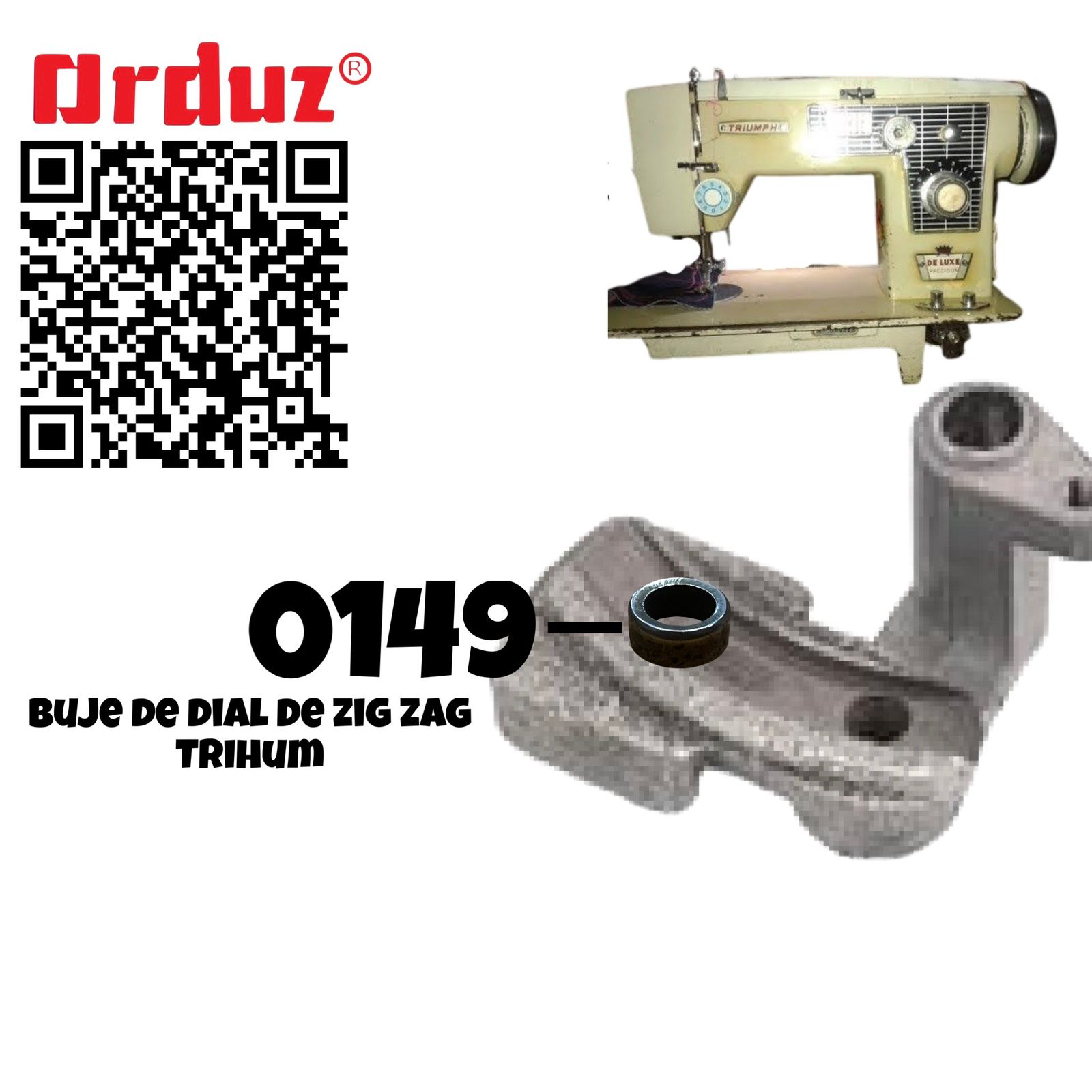 0149 BUJE TIHUM LEVA ZIG ZAG REPUESTO