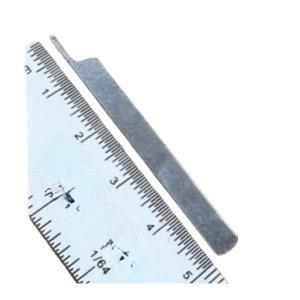 Set de cuchillas delgadas modelo 81-6 para máquina de coser FN2-4, repuesto metálico para corte lateral preciso en costura industrial