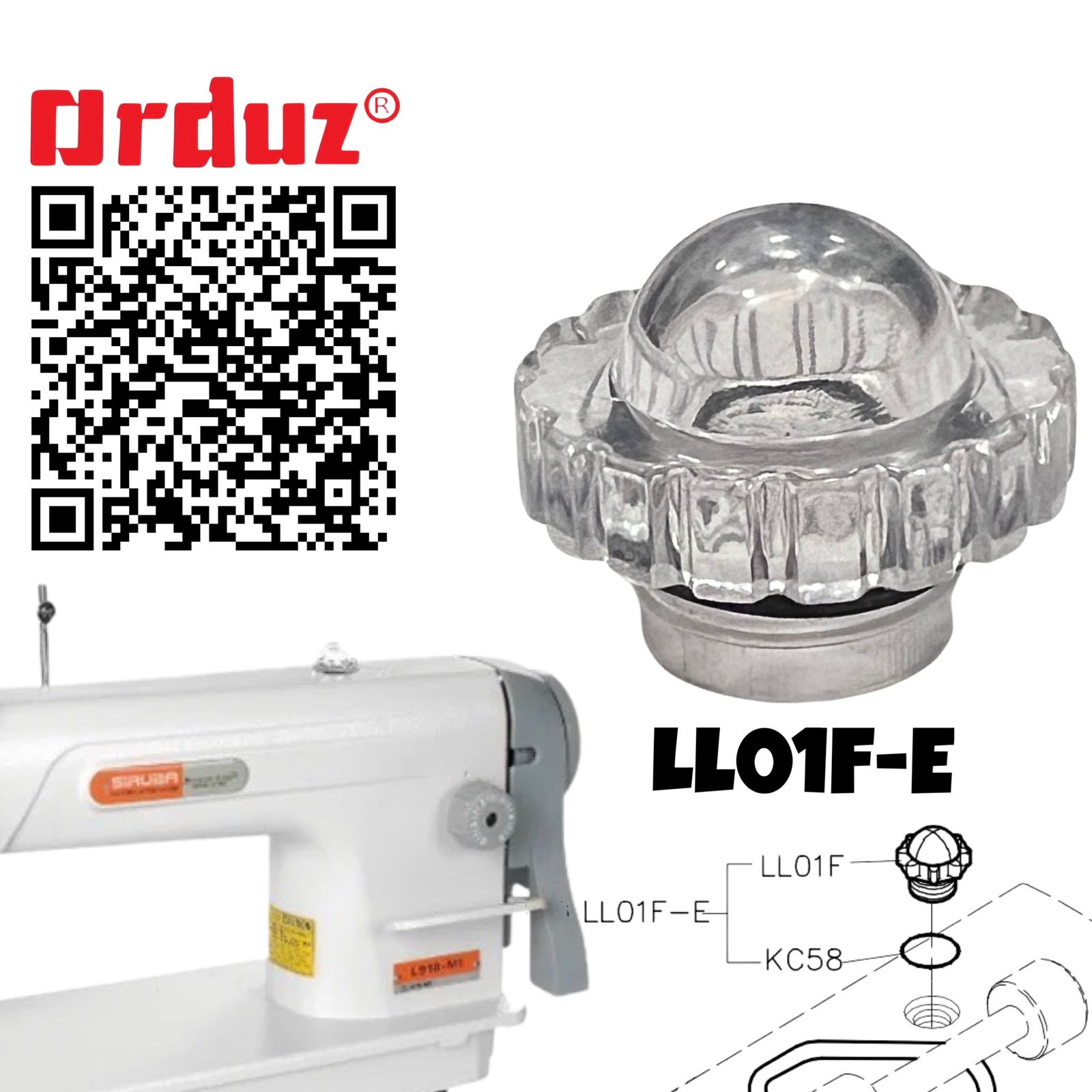 LL01F-E LENTE LUBRICACION DE PLANA SIRUBA