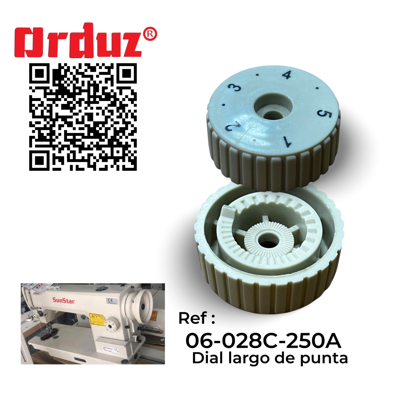 06-028C-250A DIAL PUNTADA SUN STAR REPUESTOS