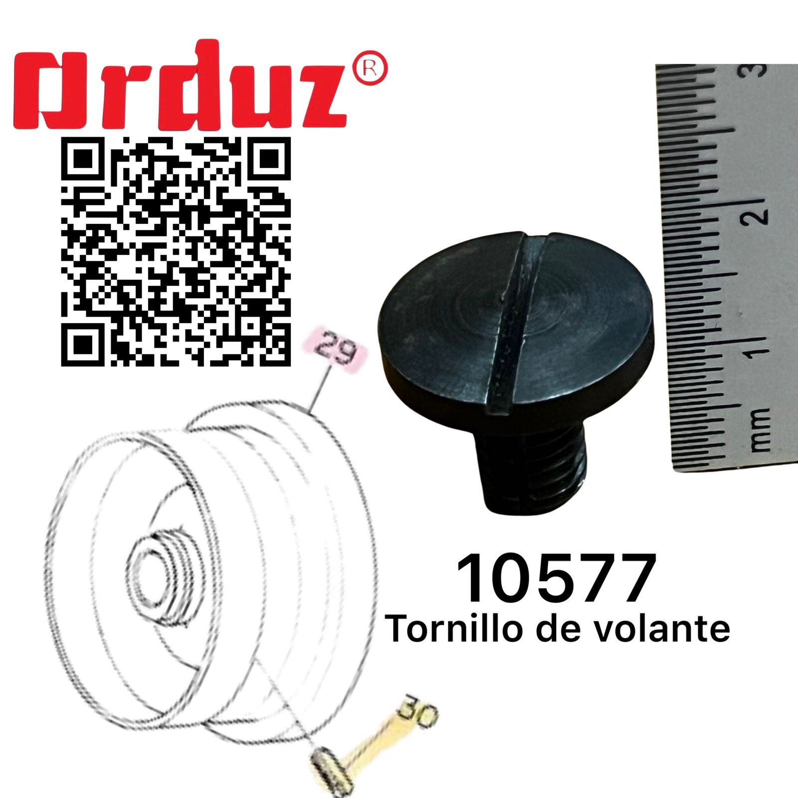10577 TORNILLO VOLANTE REPUESTOS