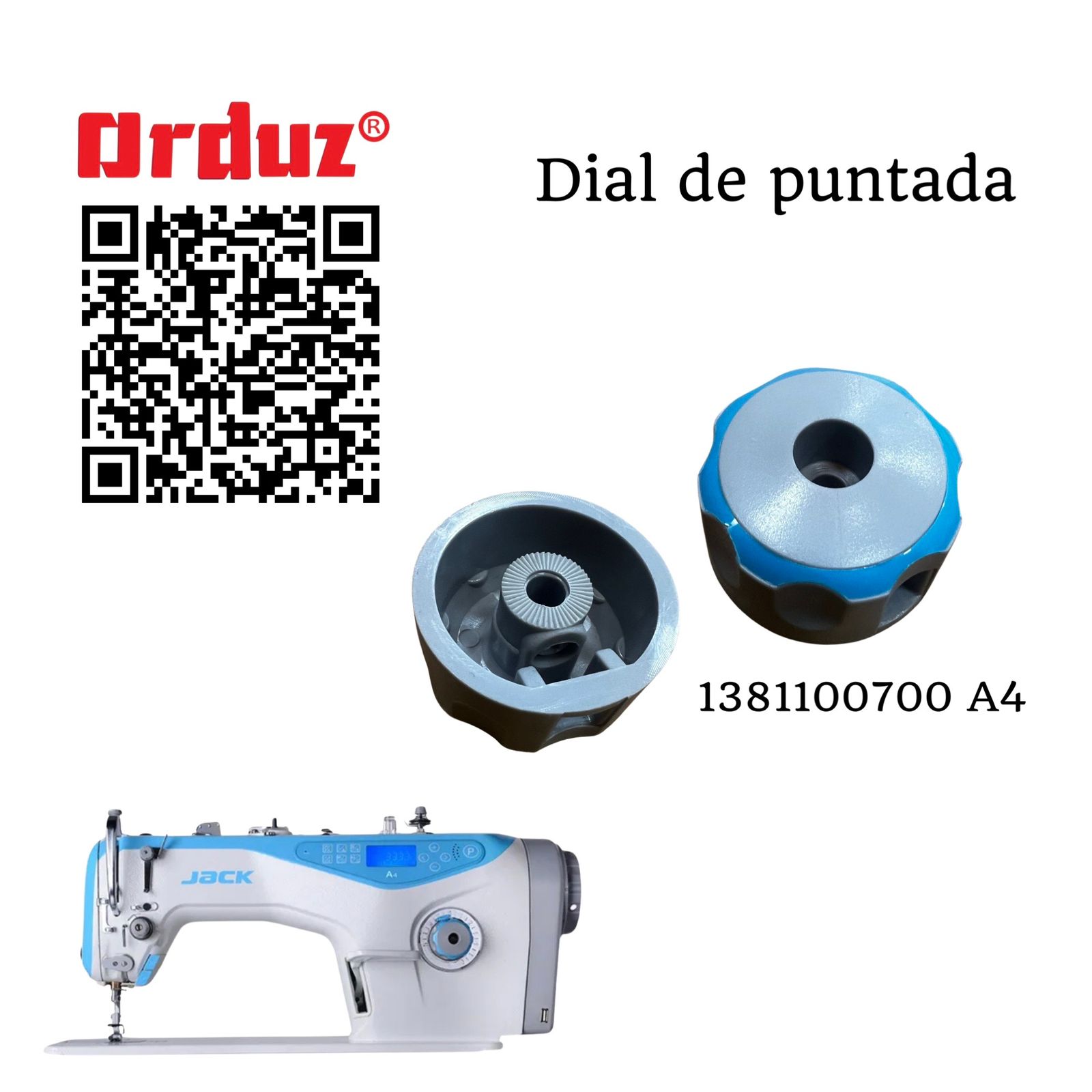 1381100700 A4 DIAL DE PUNTADA JACK A 4 REPUESTOS