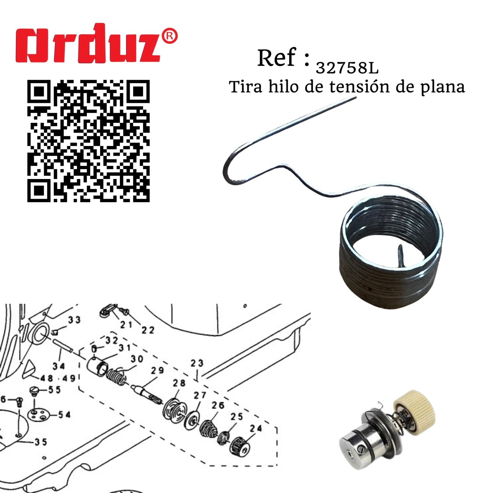 32785L  TIRA HILO LIVIANO DE TENSION DE PLANA