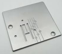 Planchuela metálica 730027007 para máquinas de coser Janome 303 y LR1122, compatible con modelos Pfaff, repuesto resistente para guía de aguja.