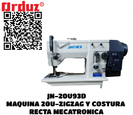 JN-20U93D MAQUINA 20U- ZIGZAG Y COSTRUA RECTA MECATRONICA JINTHEX