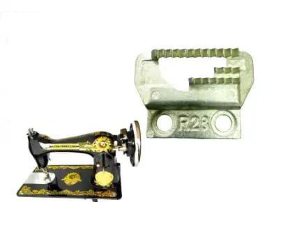 Diente R28 de hierro para máquina de coser familiar Negrita, pieza de arrastre que facilita el avance uniforme de la tela.