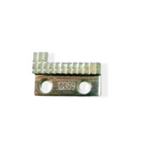 Diente L 12369 para máquina plana industrial, ideal para arrastre firme de telas