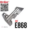 Planchuela Pesada Siruba E868 1/4 para 5 Hilos - Imagen 2