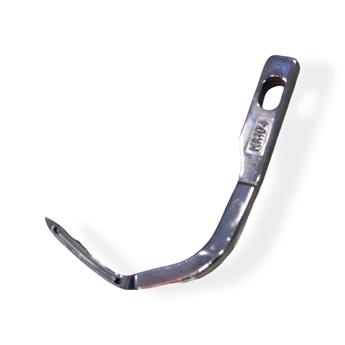 Looper KM04QX para Siruba 757F, repuesto de seguridad duradero que mejora la costura en fileteadoras industriales.