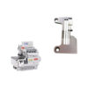 Planchuela con rollito para fileteadora industrial KT5200 de 5 hilos, ideal para costuras estables y controladas en diferentes tipos de tela.