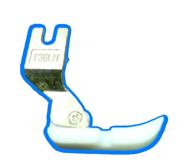 Prensatela T36LN izquierdo para cierre, ideal para coser cremalleras con mayor precisión y acabado limpio