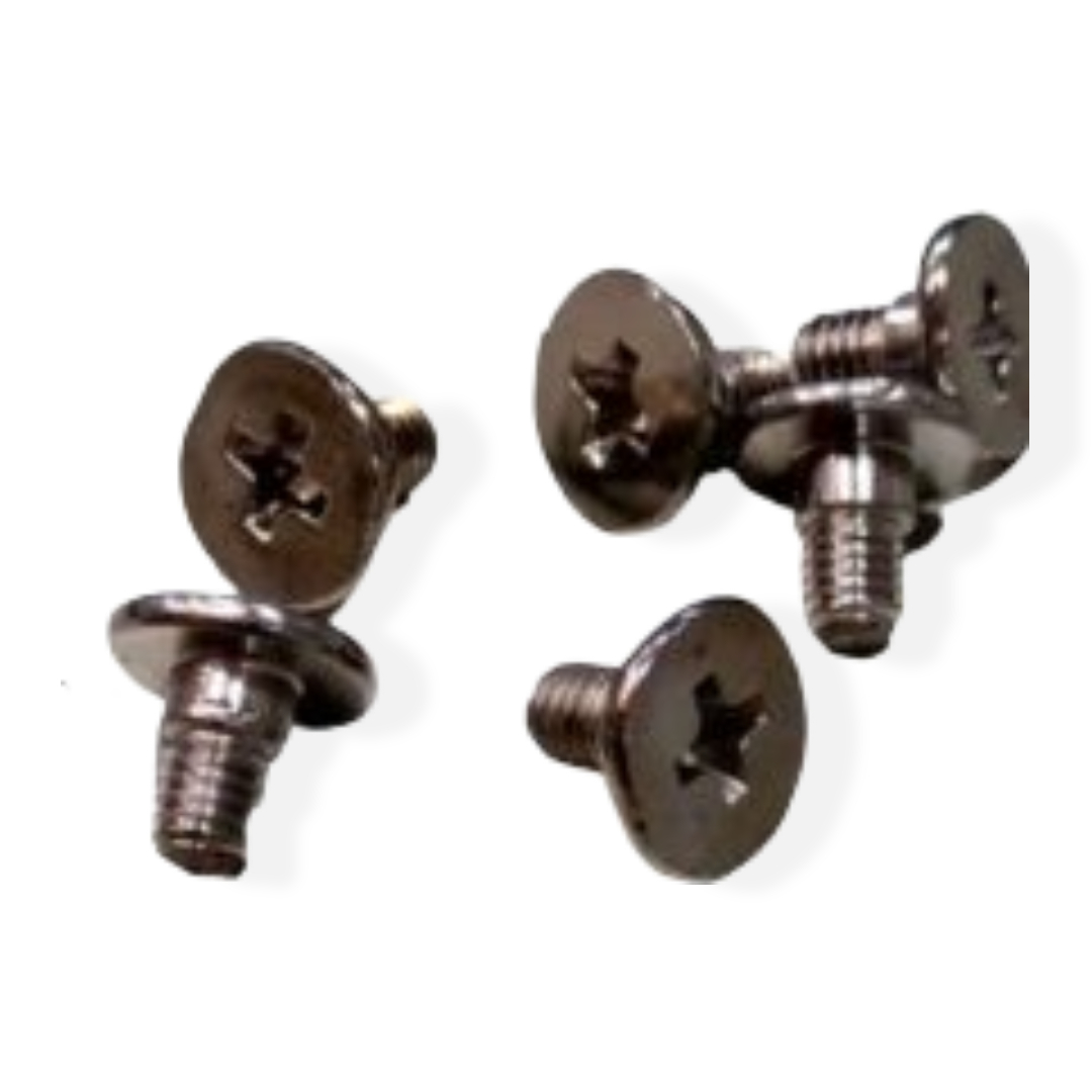 Tornillo original para cortadora QX-100D, repuesto metálico resistente para maquinaria de corte.