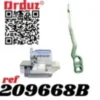 Guarda Looper Pegasus 209668B – Repuesto resistente y preciso para proteger el looper y optimizar el rendimiento de máquinas de coser industriales.
