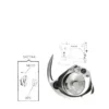 Lanzadera de Codo GA3-1 6028 Taiwan 54772IR, repuesto duradero para garantizar costuras precisas y un rendimiento eficiente en máquinas de coser industriales.
