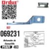 Imagen del Retenedor Canastilla Pfaff 463 - RT46391-069-231-05069231, una pieza robusta y de fácil instalación que fija la canastilla en máquinas de coser, asegurando costuras estables y de alta calidad.