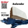Imagen del Pedal Acelerador Dinamic FC110C DK32A, mostrando su diseño robusto y ergonómico, ideal para el control preciso de mini motores.