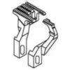 Imagen del Set Dientes en L Collarín Pegasus 257216/257262A, diseñado para garantizar una alimentación uniforme de la tela y mejorar la precisión de las costuras, optimizando el rendimiento de las máquinas de coser Pegasus.