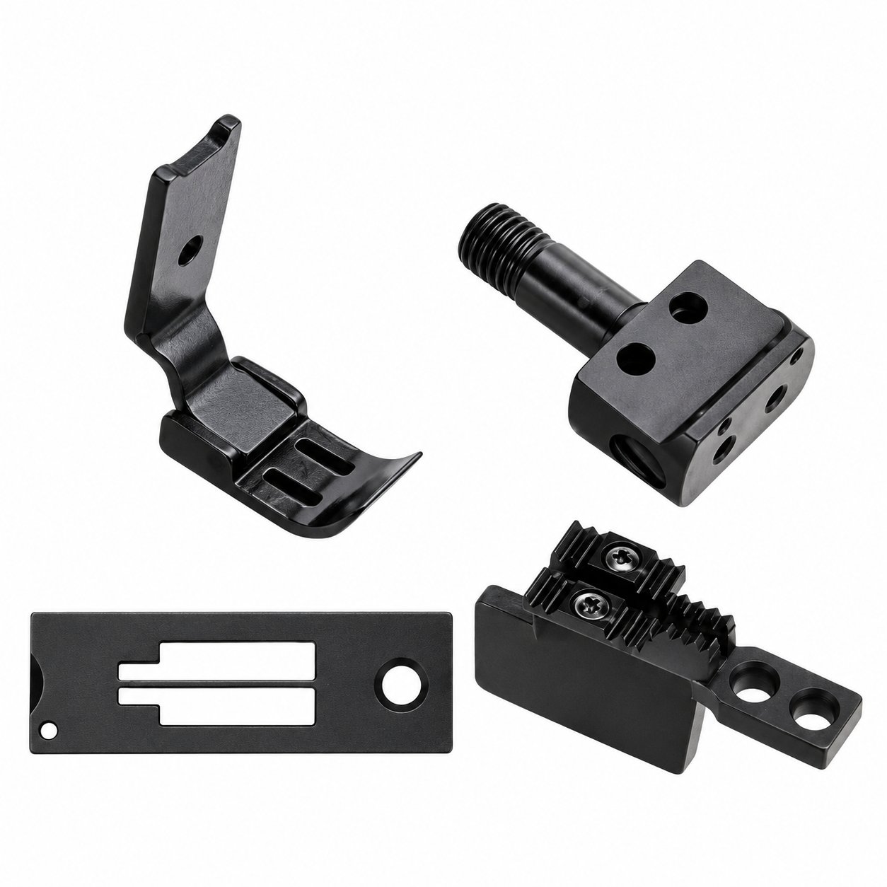 Ajuste Dos Agujas QX Ref. 842 1/4 SET para máquinas de coser industriales, conjunto de repuestos para costuras paralelas.