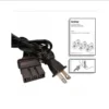 Cable HY-02 W17 E233504 Brother Original, repuesto eléctrico resistente para conexión segura en máquinas de coser Brother.