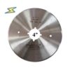 Cuchilla circular redonda de 4 pulgadas para cortadora RC-280, repuesto industrial para corte textil preciso