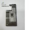 Planchuela E0227Q para recubridora enresortadora con separación de 6.4 mm, ideal para costuras con elástico en prendas deportivas e industriales.