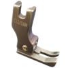 Prensatela compensado izquierdo REF CL1/16N de 1/16'', accesorio metálico para máquina de coser industrial, ideal para costuras precisas en telas pesadas como lona, cuero o mezclilla.