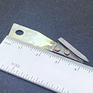 Cuchilla fija de tungsteno W23 para cortadora de tela RC‑50 de 2 pulgadas