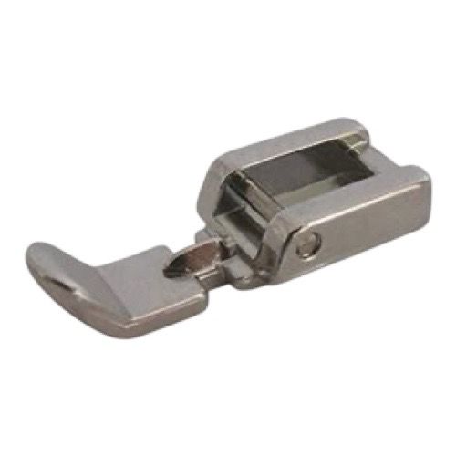 Prensatelas metálico CY7306-2 para coser cierres comunes, compatible con máquinas de coser domésticas de caña baja con sistema Snap-On.
