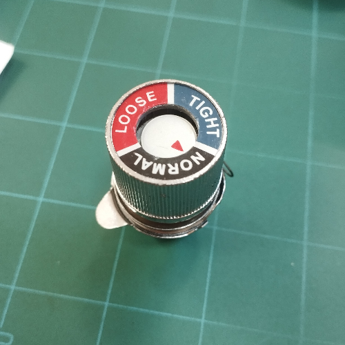 Tensión Trihump metálica 238458 para máquina de coser industrial, repuesto resistente para control preciso del hilo