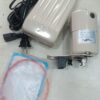 "Mini motor Corduz de 100W para máquina de coser familiar con kit completo: banda, pedal acelerador, tornillo y cables eléctricos."
