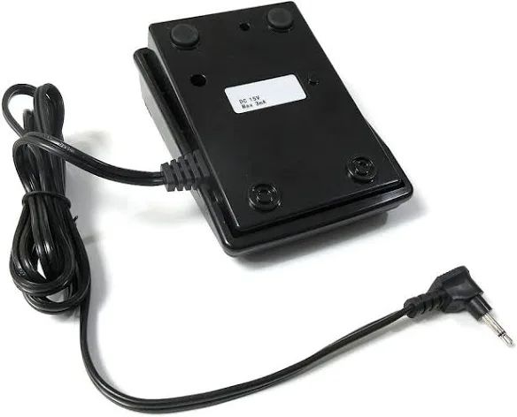 Pedal de control de velocidad #87532 compatible con máquinas de coser Babylock, Juki, Singer y Viking, diseño ergonómico con cable