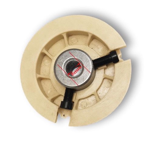 Piñón polea de 8mm Singer ref. 353438-001 y 353438-002, repuesto para máquinas de coser modelos 1800, 1802, 1803, 1812, 1873, 2724, 2730, 2732, DX14, FM22, HD102, HD105, HD110."